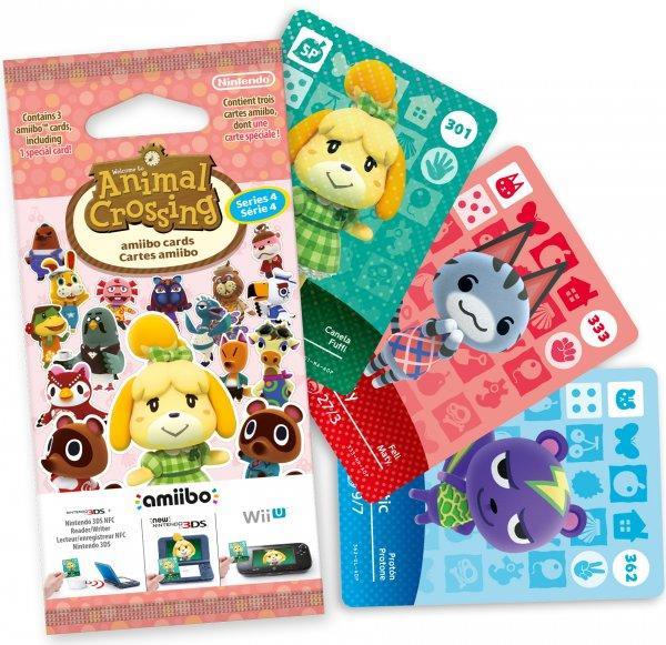 NINTENDO Carte Amiibo Nintendo Animal Crossing serie 4 (3 pezzi)